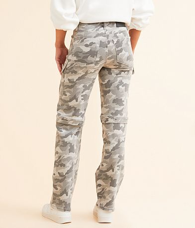 HIDDEN Ella Camo Classic Straight Cargo Pant BACK