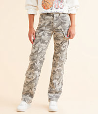 Ella Camo Classic Straight Cargo Pant