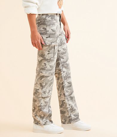 HIDDEN Ella Camo Classic Straight Cargo Pant FULL_LEFT_SIDE