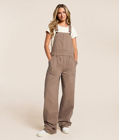 HIDDEN Dylan Denim Overalls front view