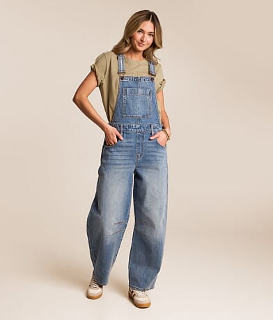 Dylan Barrel Denim Stretch Overalls thumbnail 2