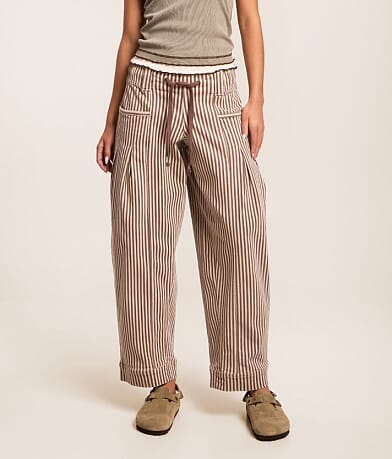 Sloane Striped Balloon Stretch Jean thumbnail 2