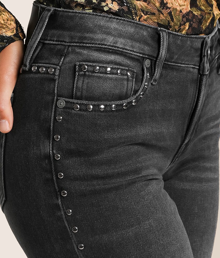 Blake Studded Comfort Flare Stretch Jean - thumbnail 6