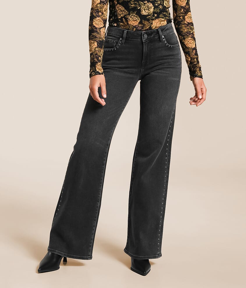 Blake Studded Comfort Flare Stretch Jean - thumbnail 2