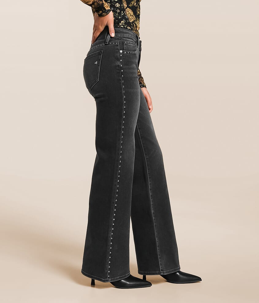 Blake Studded Comfort Flare Stretch Jean - thumbnail 3
