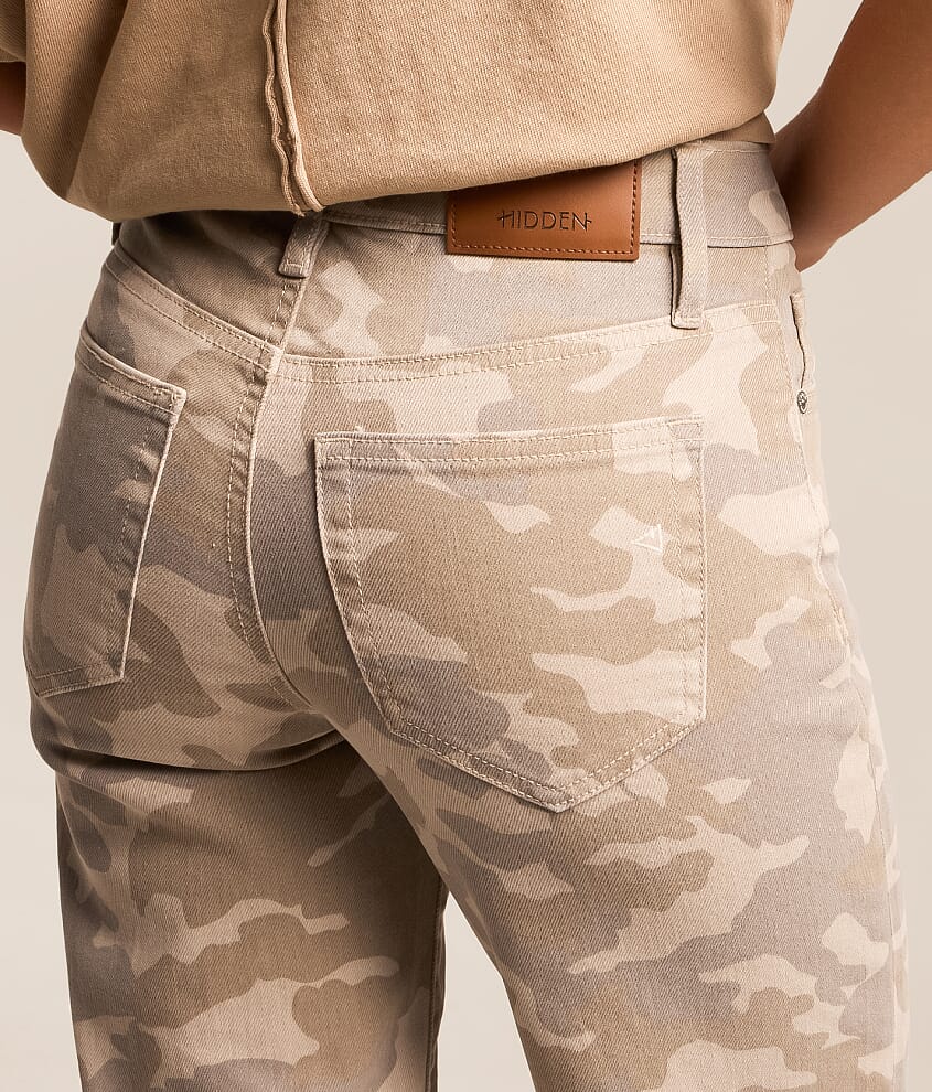Ella Camo Classic Straight Stretch Jean