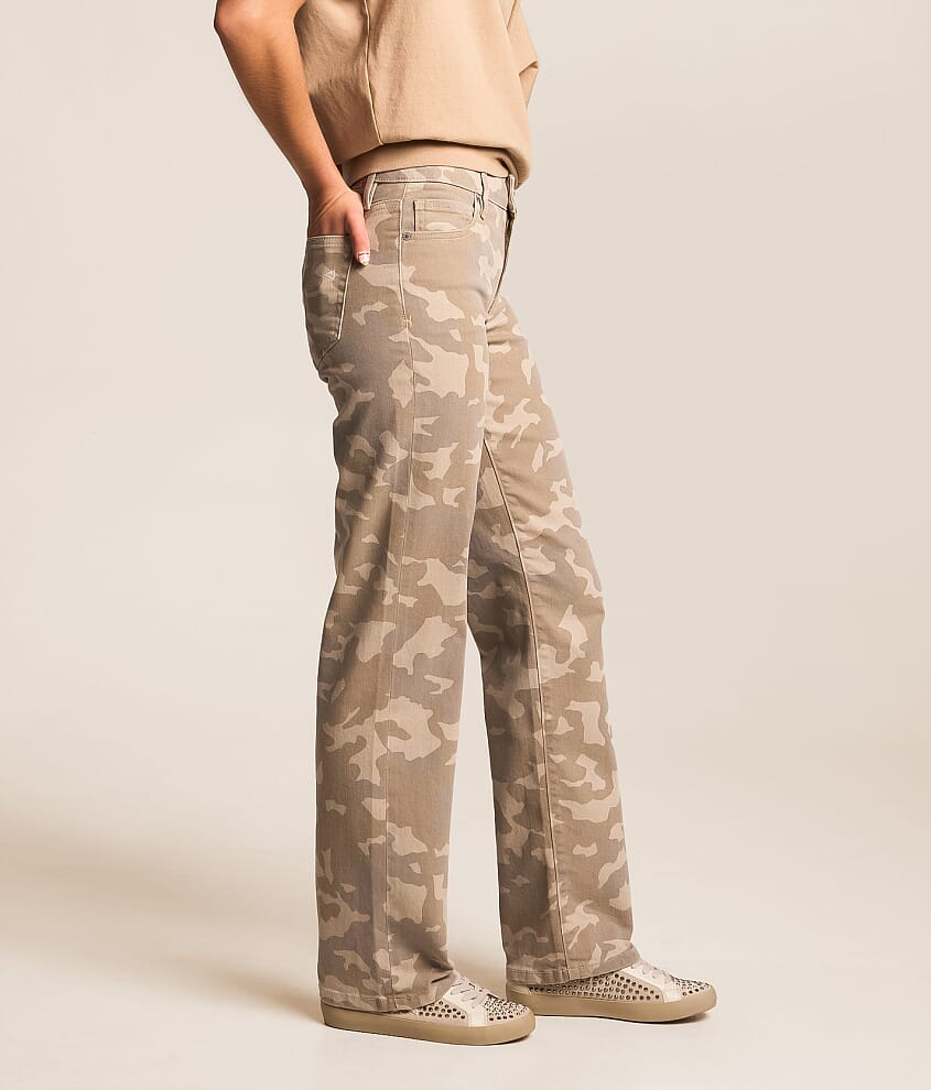 Ella Camo Classic Straight Stretch Jean