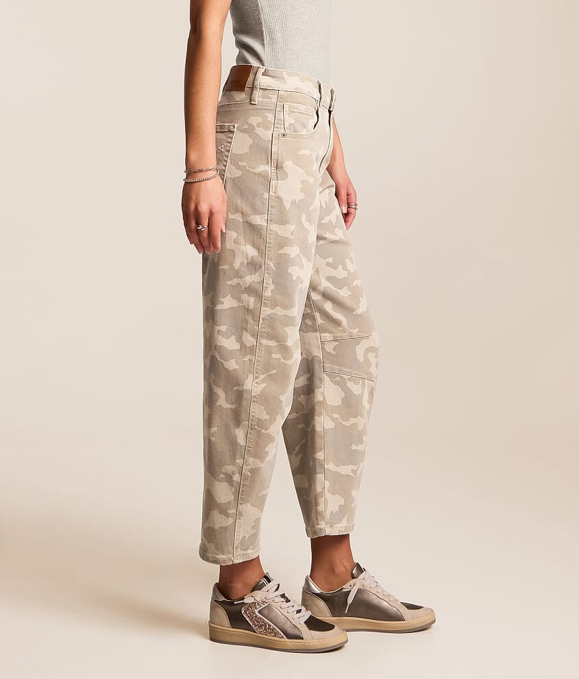 Sammie Camo Cropped Barrel Stretch Jean
