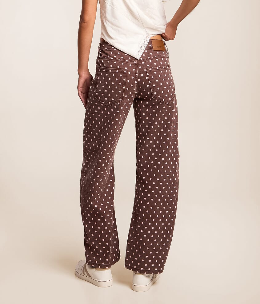 Sloane Polka Dot Barrel Stretch Jean thumbnail 4