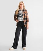 HIDDEN Logan Dad Cargo Stretch Jean - Women's Jeans in Black