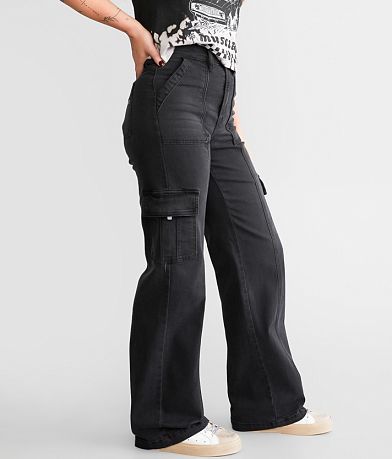 HIDDEN Logan Dad Cargo Stretch Jean full right side view