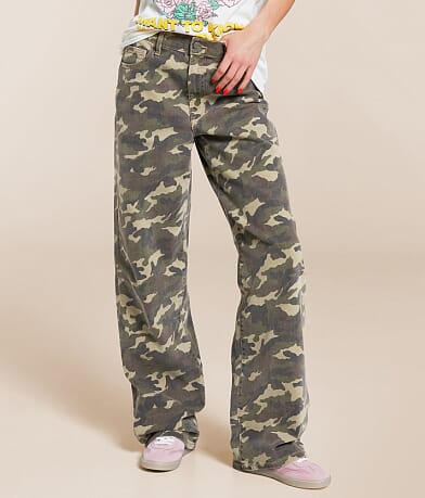 HIDDEN Alyx Low Slung Baggy Camo Stretch Pant front view