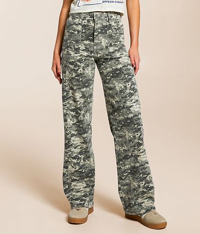HIDDEN Logan Dad Digi Camo Jean front view