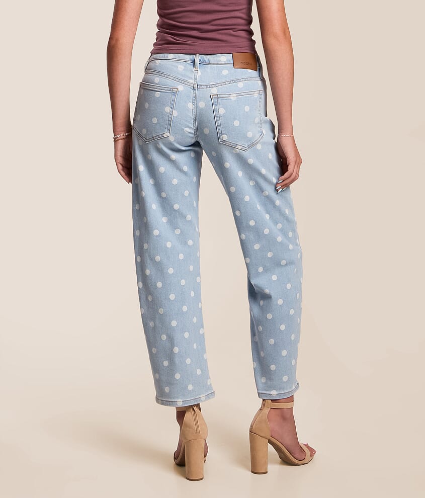 Blake Polka Dot Barrel Stretch Jean thumbnail 4