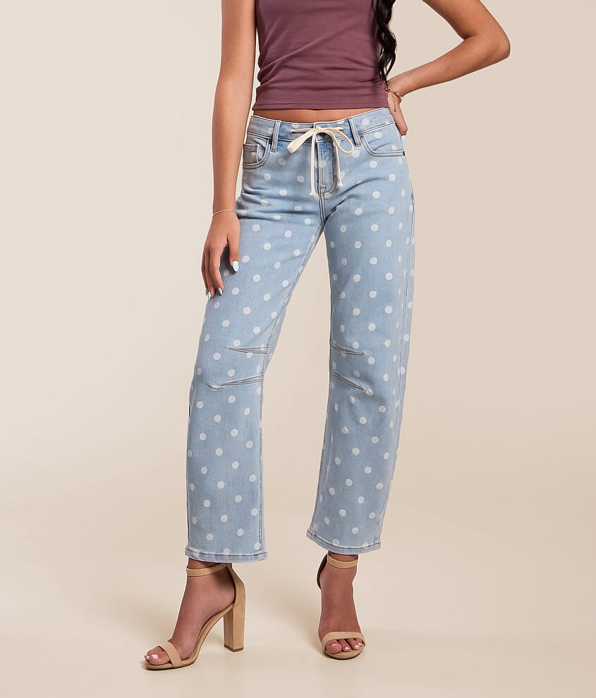 Blake Polka Dot Barrel Stretch Jean thumbnail 2