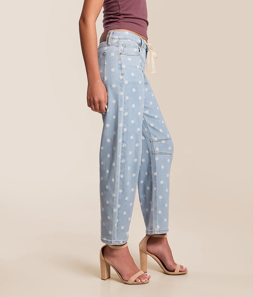 Blake Polka Dot Barrel Stretch Jean thumbnail 3