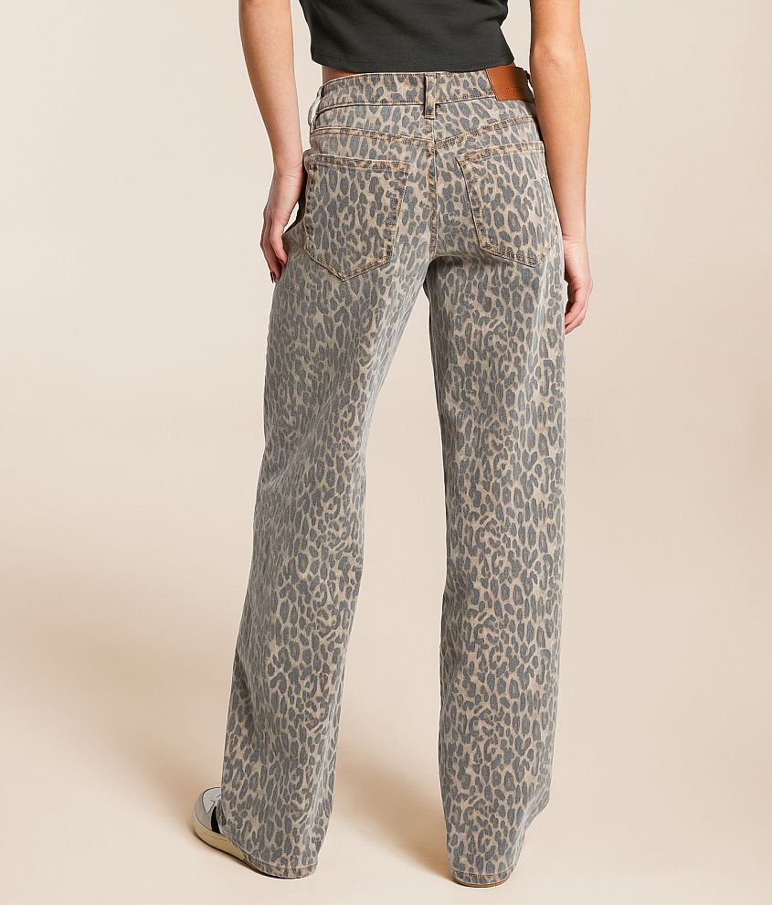 Alyx Cheetah Print Low Slung Baggy Stretch Jean