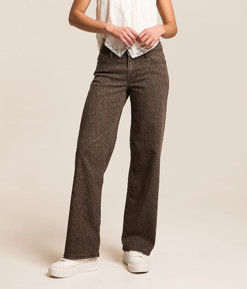 Logan Cheetah Dad Stretch Jean