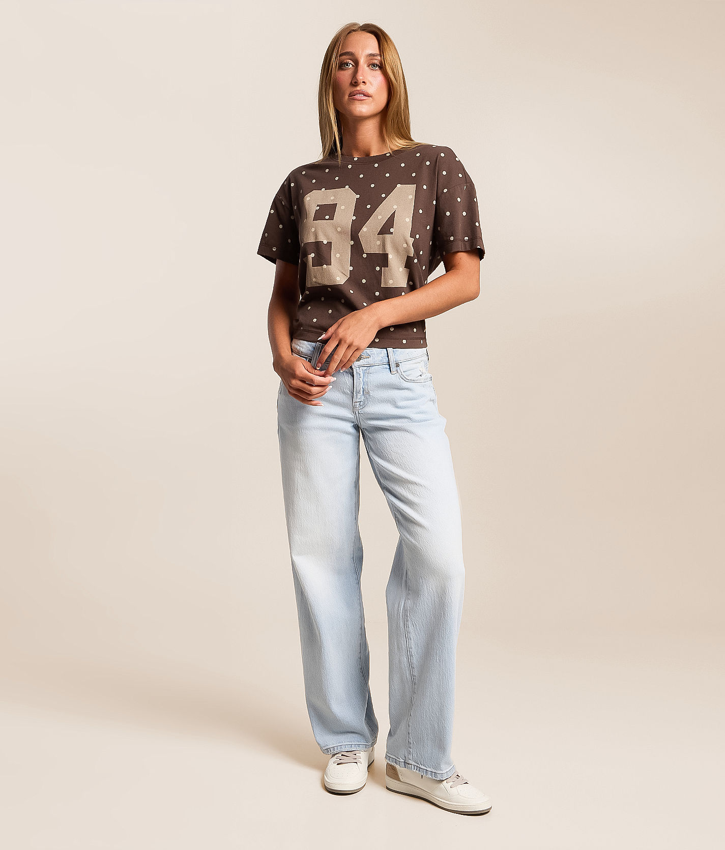 HIDDEN Noah Baggy Wide Leg Stretch Jean - Women's Jeans in