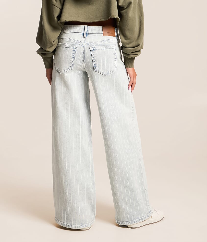Tatum Striped Ultra Wide Leg Stretch Jean thumbnail 4