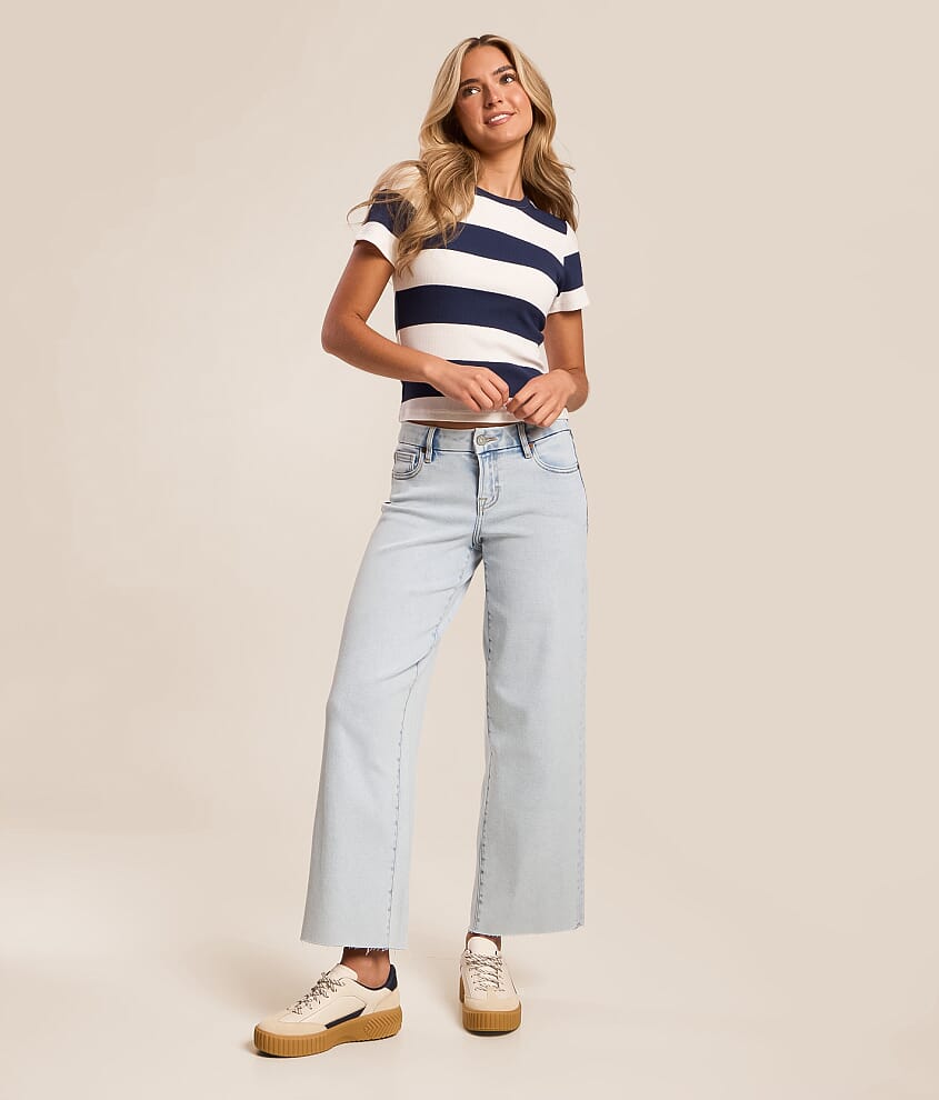 Blake Cropped Wide Leg Stretch Jean