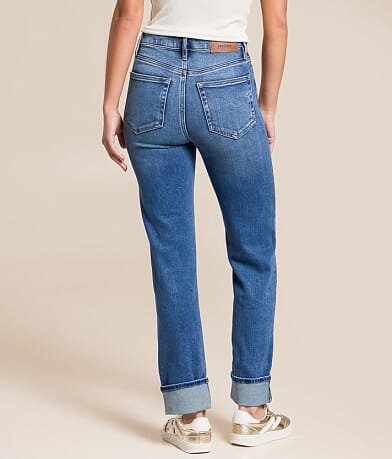 Tracey Cropped Straight Stretch Cuffed Jean thumbnail 4