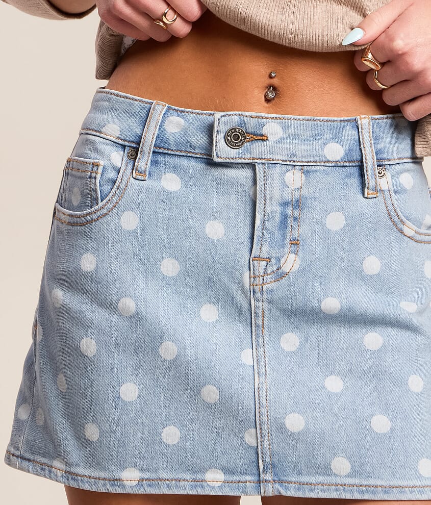 Peyton Polka Dot Stretch Mini Skirt - thumbnail 6
