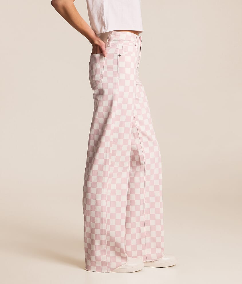 Sloane Dad Checker Print Stretch Jean - thumbnail 3