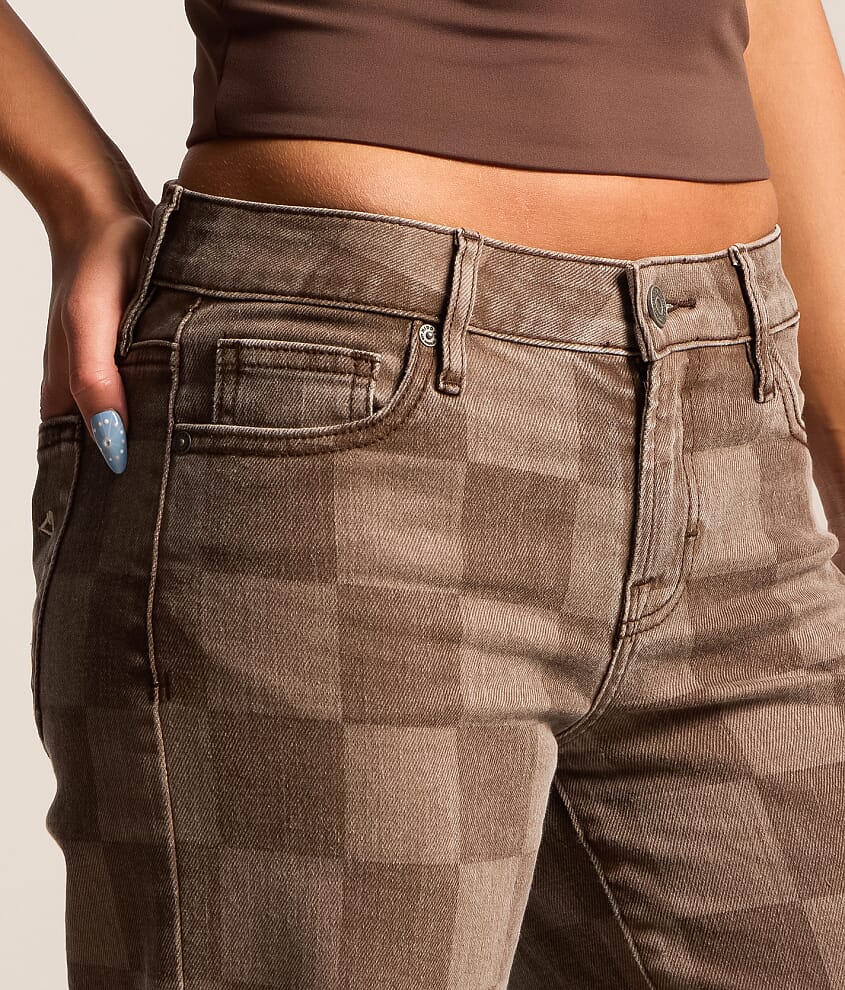 Blake Checkered Dad Stretch Jean
