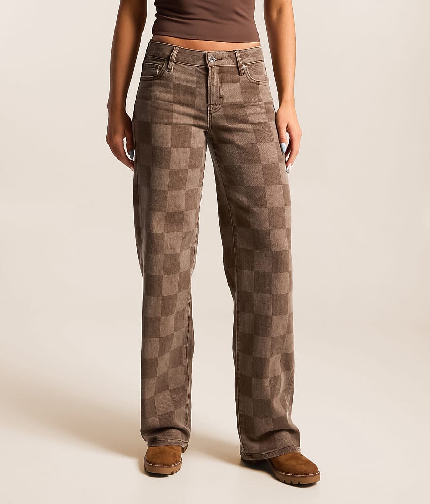 Blake Checkered Dad Stretch Jean