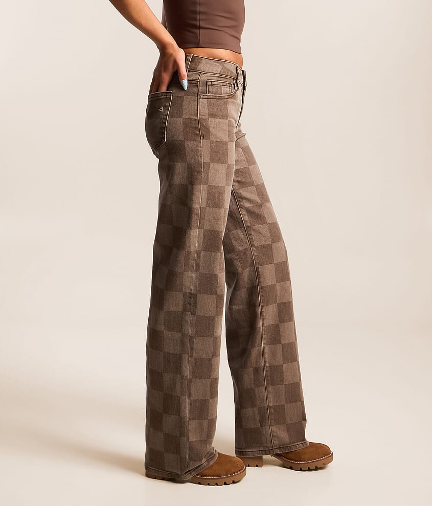 Blake Checkered Dad Stretch Jean