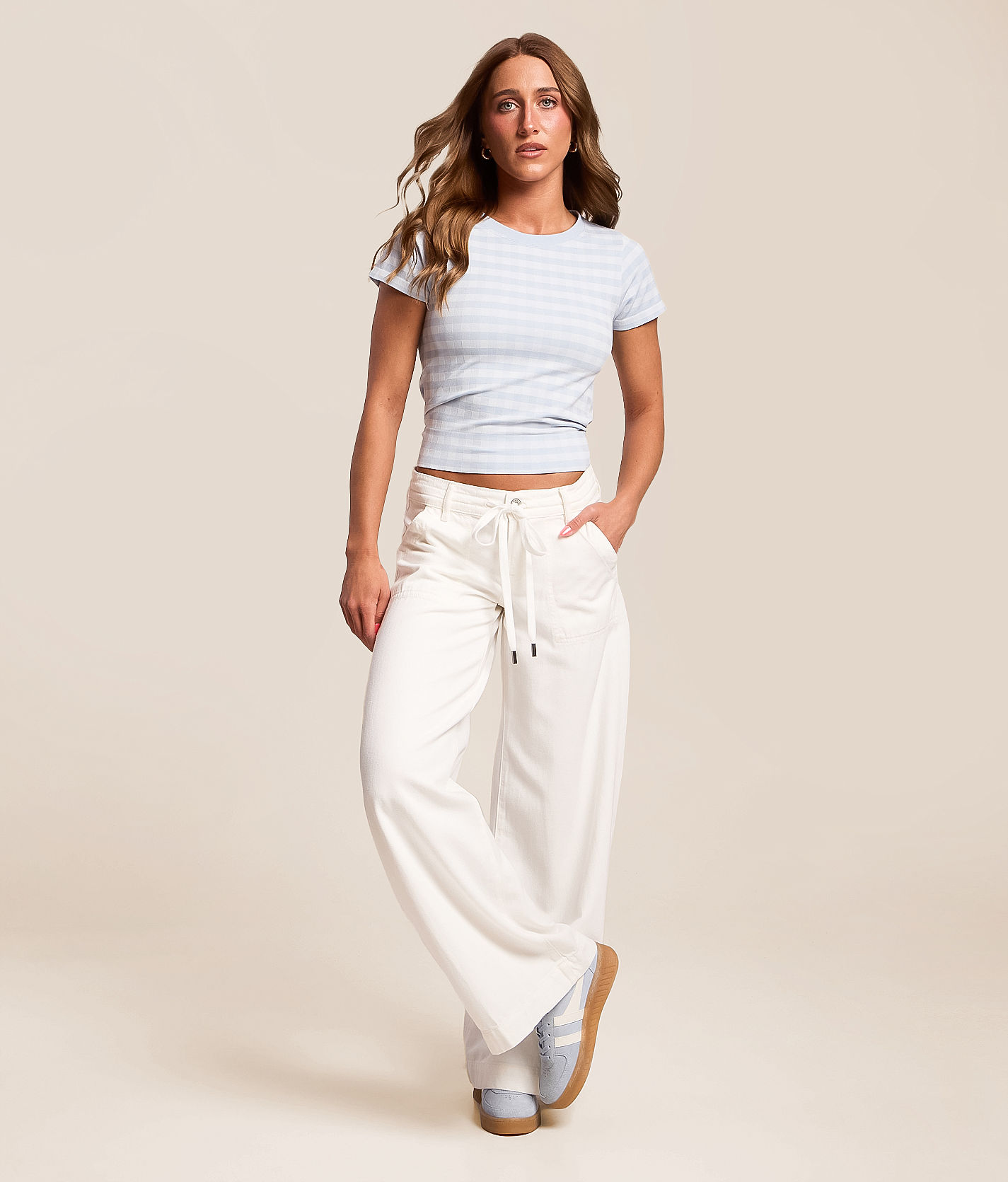 HIDDEN Blake Ultra Wide Leg Jean - Women's Jeans in Pearl | Buckle