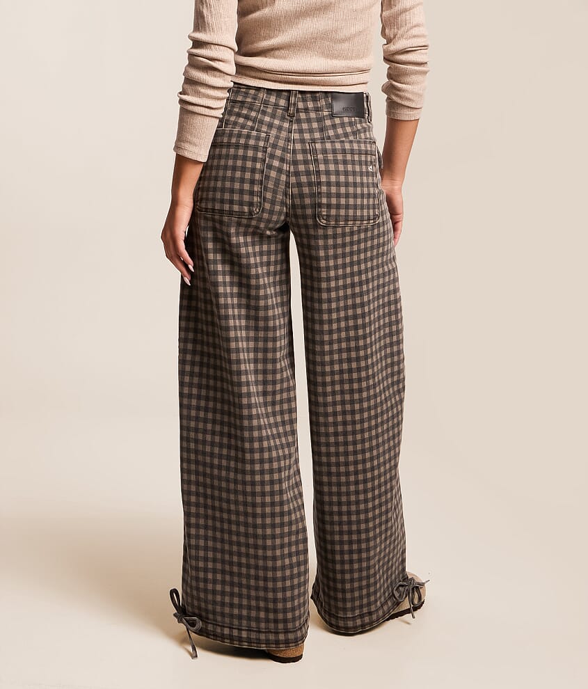 Sloane Gingham Balloon Stretch Jean