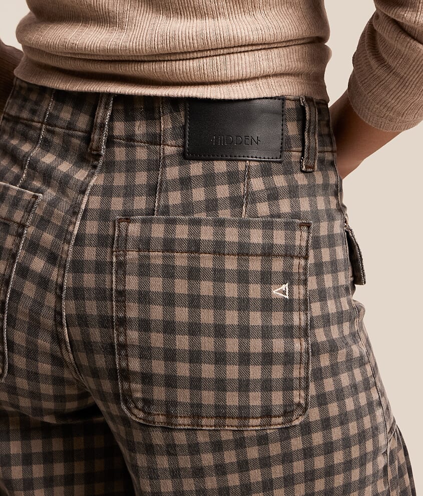 Sloane Gingham Balloon Stretch Jean