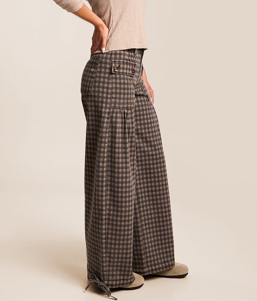 Sloane Gingham Balloon Stretch Jean