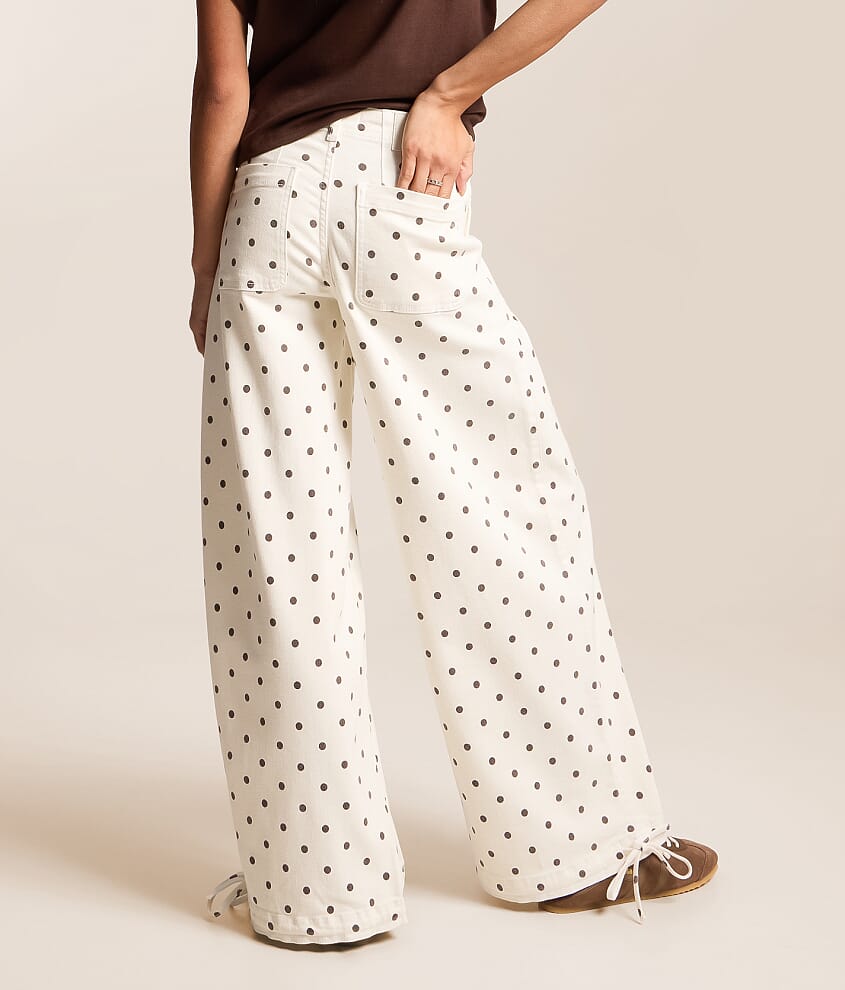 Sloane Polka Dot Balloon Stretch Jean - thumbnail 4