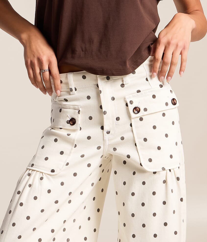 Sloane Polka Dot Balloon Stretch Jean - thumbnail 6