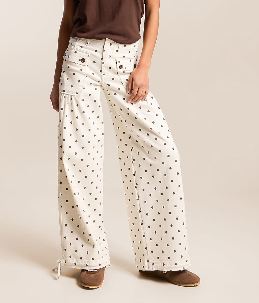 Sloane Polka Dot Balloon Stretch Jean - thumbnail 2
