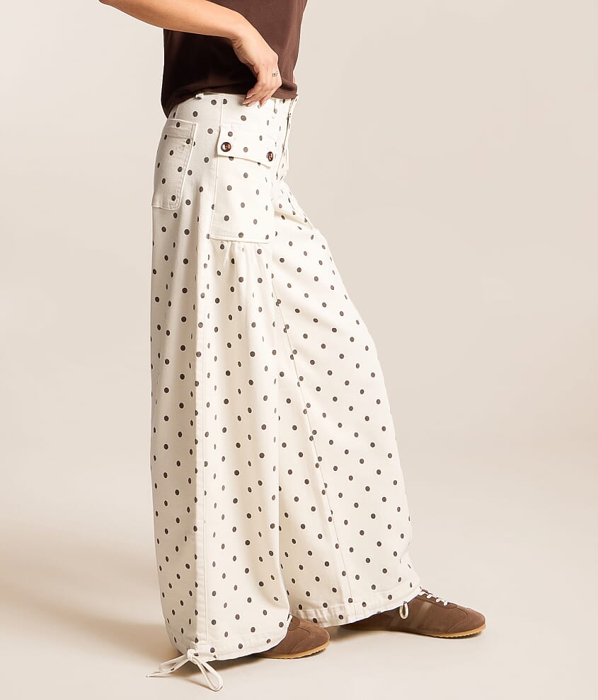 Sloane Polka Dot Balloon Stretch Jean - thumbnail 3