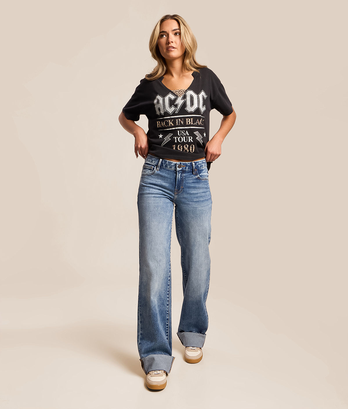 HIDDEN Blake Dad Stretch Cuffed Jean — Capistrano by Buckle