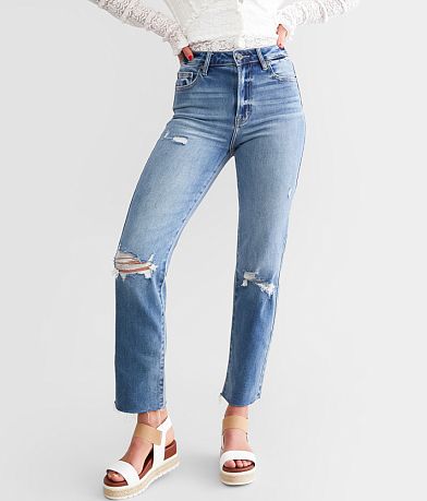HIDDEN Tracey Cropped Straight Jean front view