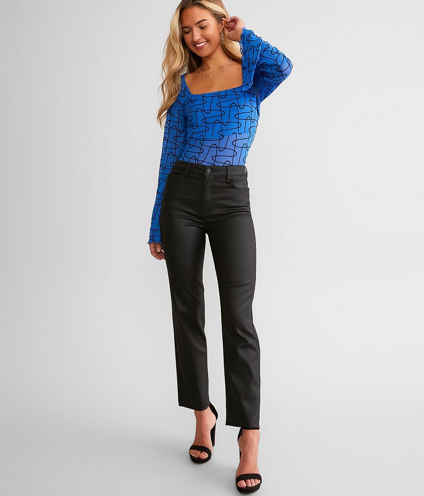 HIDDEN Tracey Cropped Straight Stretch Pant front view
