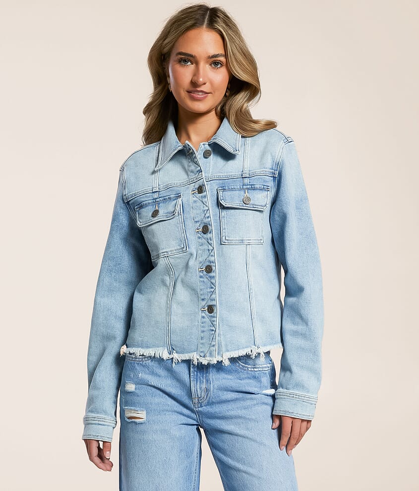 Washed Denim Stretch Jacket - thumbnail 2