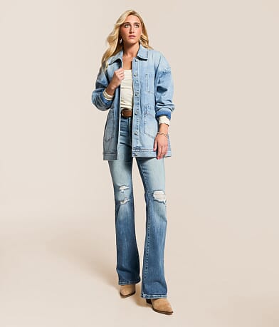 Z Supply All Day Washed Knit Shacket - Women's Coats & Jackets in