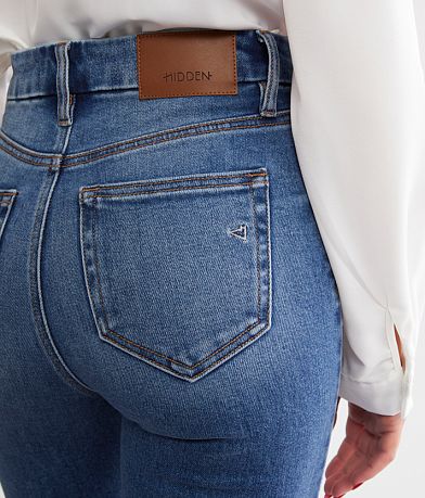 HIDDEN Happi Flare Stretch Jean back pocket view
