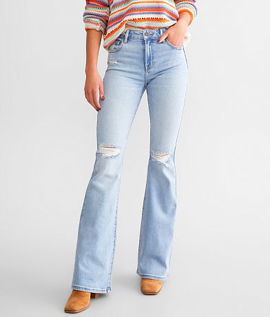 HIDDEN Happi Cropped Flare Stretch Jean - Women's Jeans in Medium