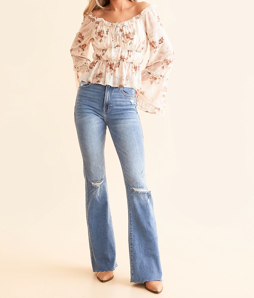 HIDDEN Happi Flare Stretch Jean