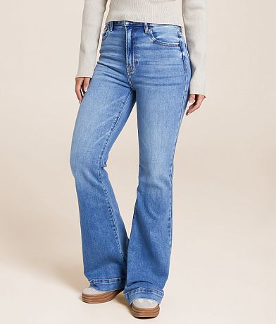 HIDDEN Happi Flare Stretch Jean front view