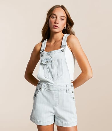 Dylan Striped Denim Overall Short thumbnail 2