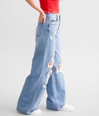 HIDDEN Nori Wide Leg Jean FULL_RIGHT_SIDE